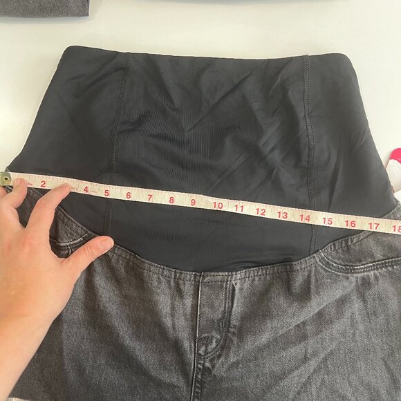 Isabel Maternity by Ingrid & Isabel NWT Over Belly Boyfriend Maternity Jeans - Picture 12 of 16